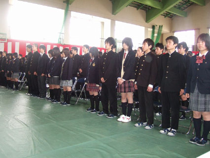 飯山北高校入学式