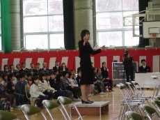 飯山小学校卒業式